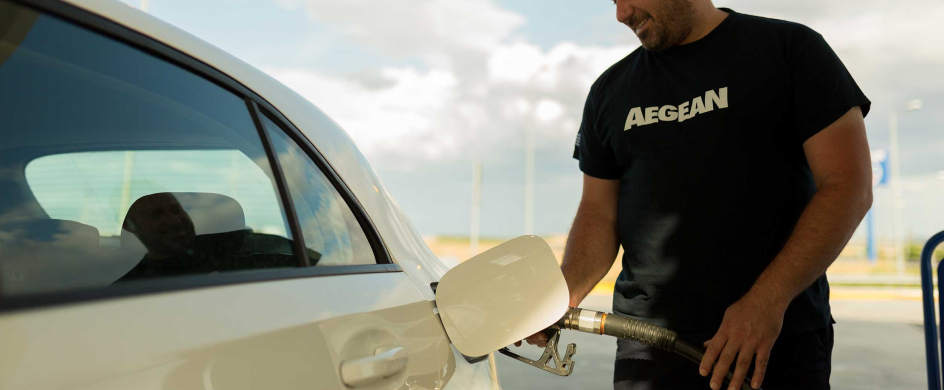 Aegean car refuelling